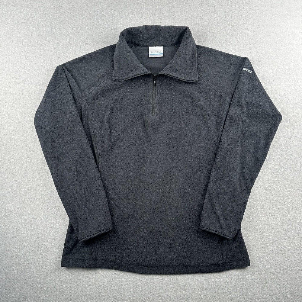 Columbia Women's Black Glacial IV 1/2 Zip Fleece Pullover Size M Long Sleeve